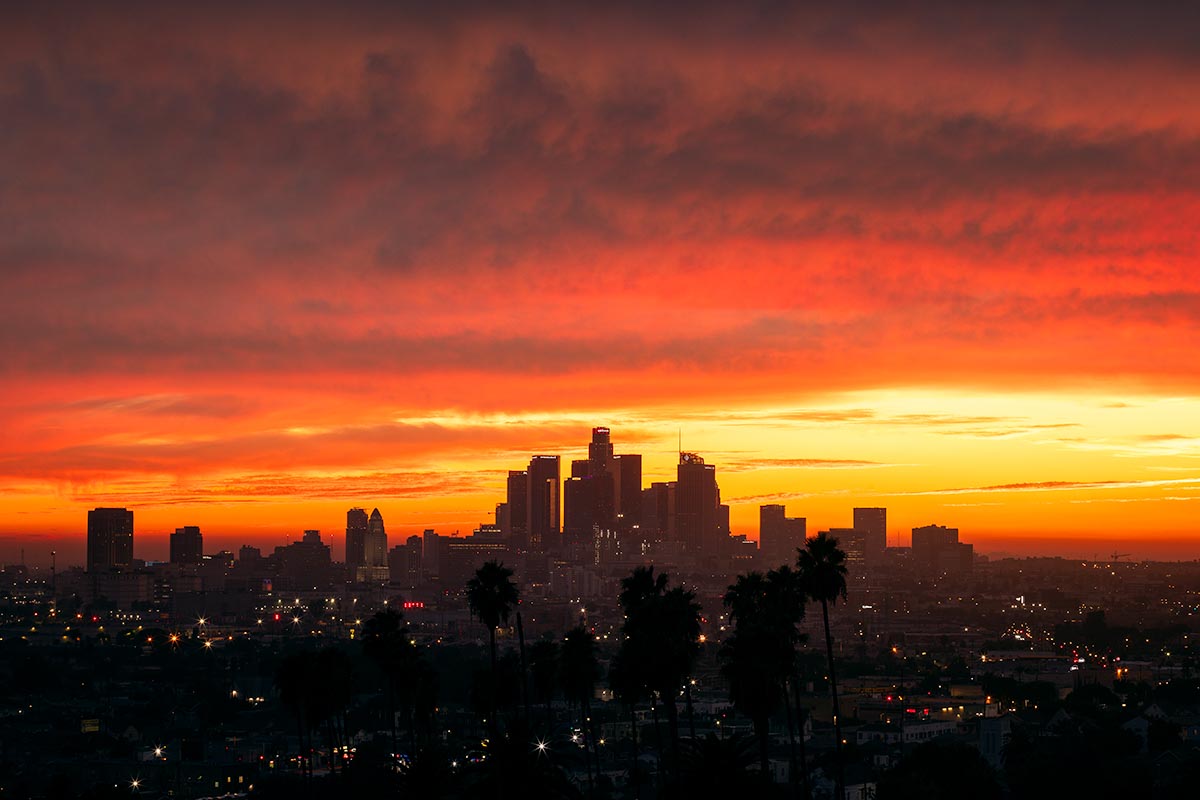 Sunset Over Los Angeles